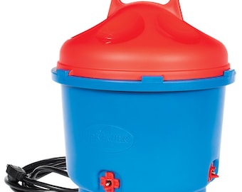 3 Gallon Heated Poultry Chicken Fount Nipple Waterer.   Best Heated Waterer!