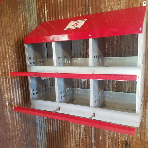 Duncan's Poultry 6 Hole Standard Chicken Nest - Made IN IOWA USA - Your Hens will Love it!! Free Shipping!!!
