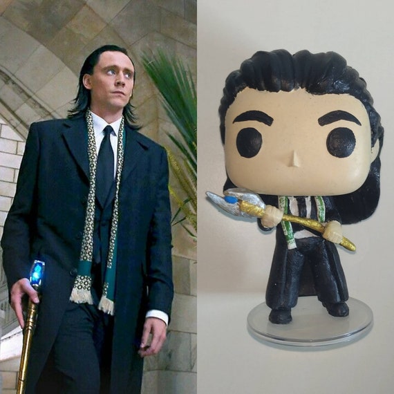 CUSTOM funko pop LOKI from Marvel Cinematic Universe -  Italia