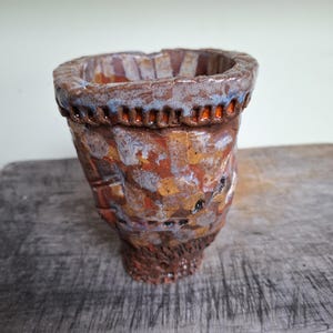 Succulent pot, Exquisite Terracotta Double-Bottom Planter - Unique Glazed Ceramic Pot