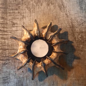 Celestial Clay Candle Holder - Starry Night
