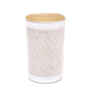 Pure fine silver handmade vessels, water/milk Glass tumbler, silver flask, silver glass from India capacity 200 ML, Weight : 84-87 grams.