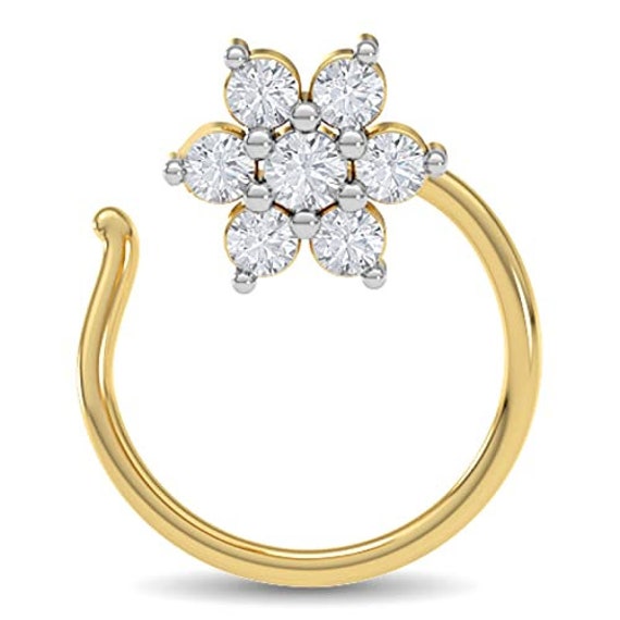 Malabar Gold & Diamond || 18k Diamknd Nose pin & Nose rings starts @10,000  & below with price - YouTube