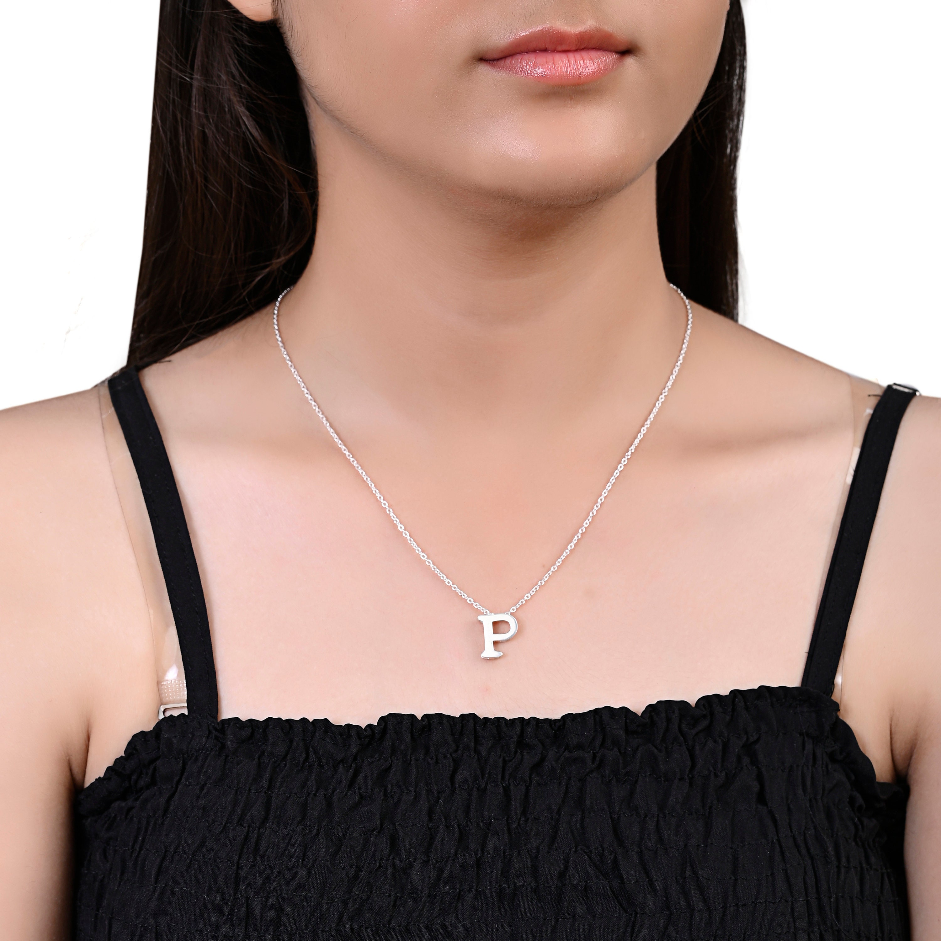 Bhumi Name Pendant Silver 925 Silver Name Pendant Custom Initial