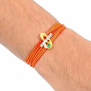 925 Sterling Silber Krishna Rakhi Armband für Bruder. Göttlicher Hase Krishna Symbol Armband. 3-IN-1 Rakhi + Anhänger + Armband. Silber Rakhi