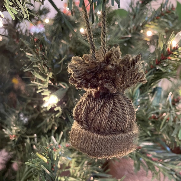 Toboggan Christmas Ornament