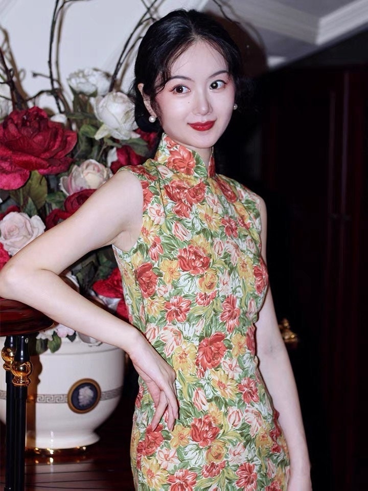 Cotton qipao top