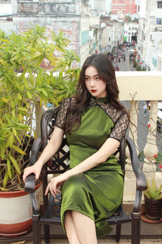 Cheongsam green deals