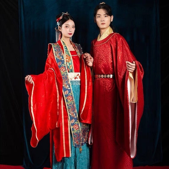 Chinese Traditional Wedding Dress/ Hanfu/red Hanfu/ Chinese - Etsy