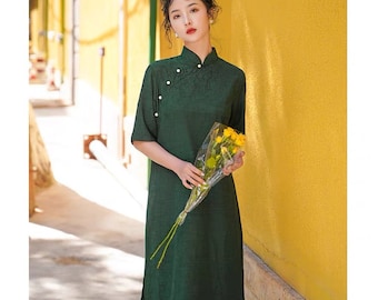 cotton cheongsam