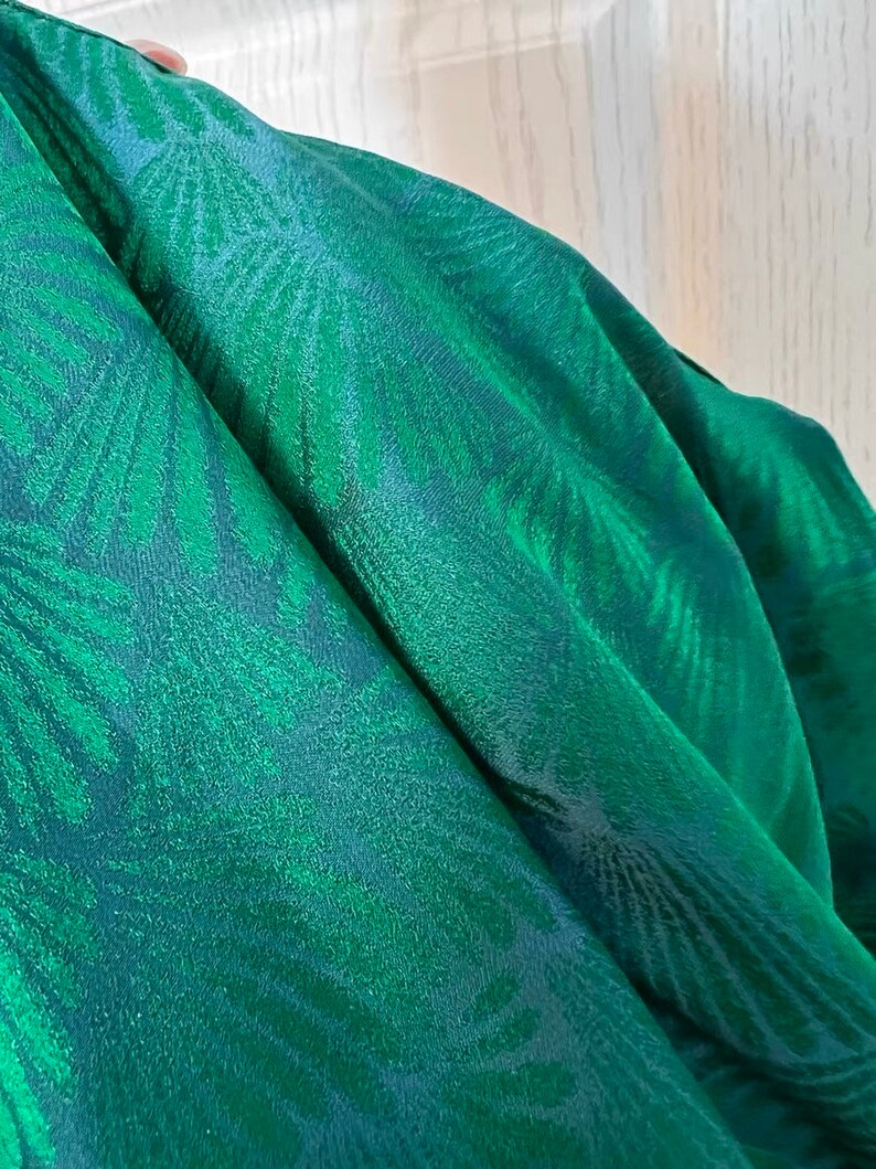 Green Silk Qipao Chinese Traditional Cheongsam Boho Party - Etsy