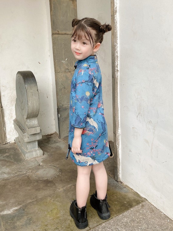 Vestido Qipao para niños chinos vestido Qipao para niñas - Etsy México Vestido Qipao para niños chinos vestido Qipao para niñas - Etsy México