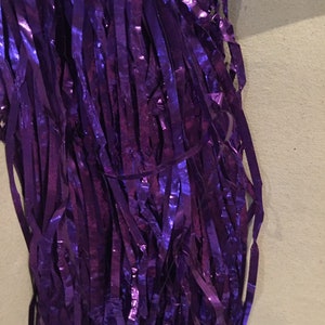 Vintage German Tinsel in Original Package~Very Old Blei Metal Tinsel~Heavy Metal Lametta Tinsel~PURPLE~VERY RARE Purple Lametta