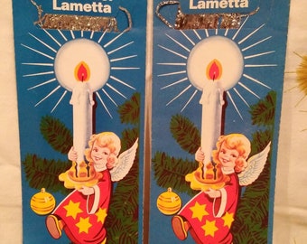 1 Pack of Vintage German Tinsel~Heavy Metal Tinsel~Lametta Tinsel~SILVER~ONE Pack per Purchase