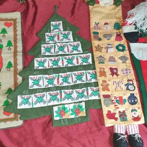1 Vintage German Advent Calendar~Advent Gift~Christmas~Pick 1 Calendar~Childrens Advents Calendar~