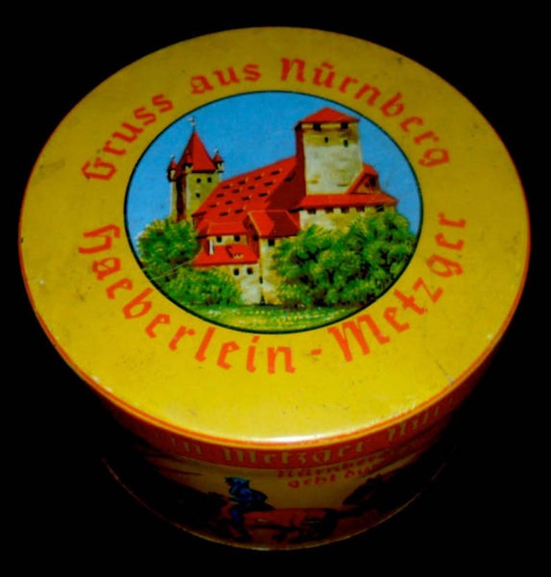 Antique German Lebkuchen Cookie Tincollectors Tin Boxantique Etsy UK