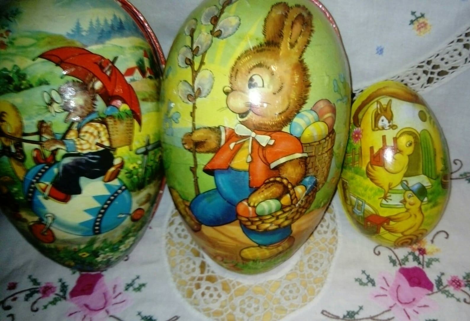 Vintage German Easter Papp Easter Egg to Fillpick1eggfrohe Etsy