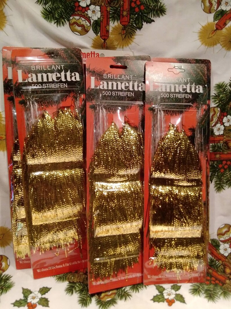 Vintage German Tinsel in Original PackageVintage Etsy