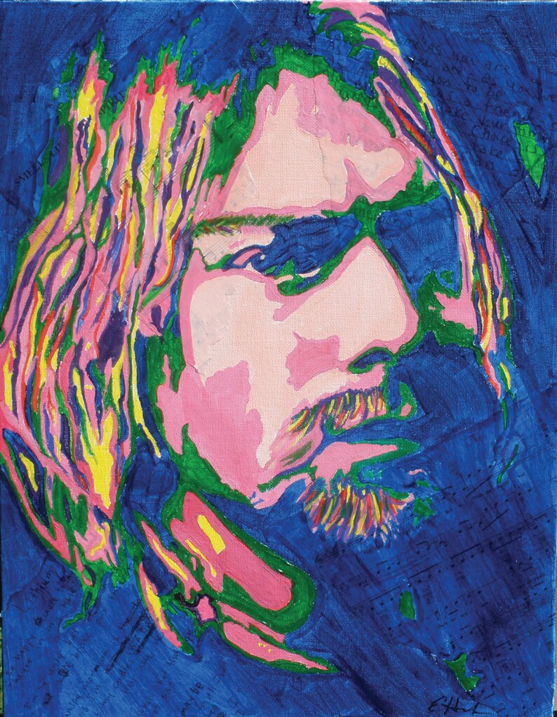 Smells Like Teen Spirit Kurt Cobain of Nirvana | Etsy