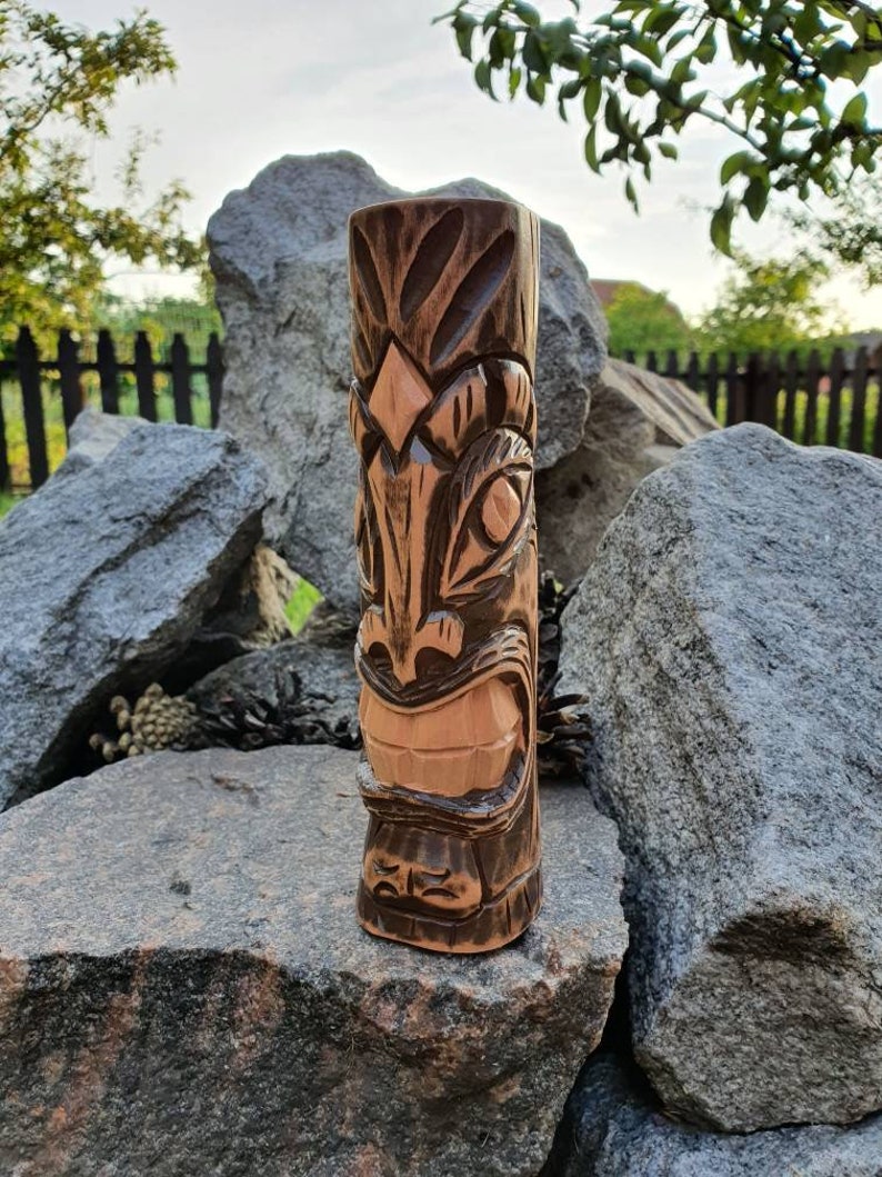 mini tiki statues