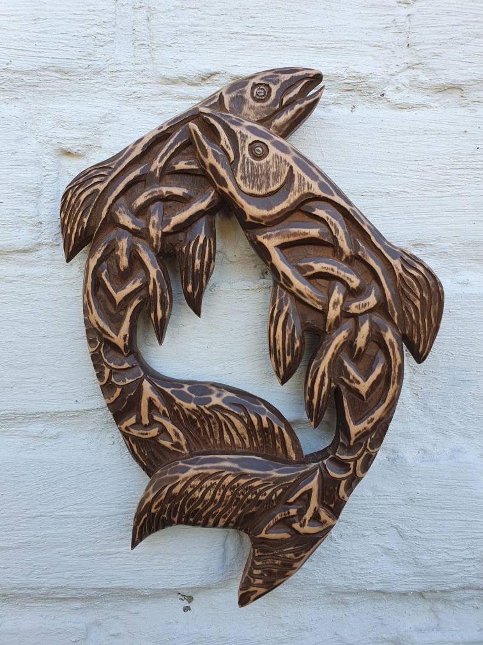 Salmon Celtic Fish Etsy