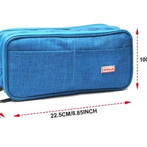 Bolsa organizadora de viaje unisex, para documentos, pasaporte, billetera, estuche con cremallera, organizador de artículos de tocador y cosméticos para mujer, bolsa de mano para guardar maquillaje