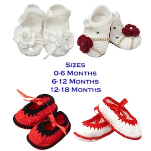 Hand Knitted Baby Booties Kids Crib Shoes Infant Crochet Bootees Handmade Toddlers Walking Warm Organic Cotton Slippers 0-18 Months