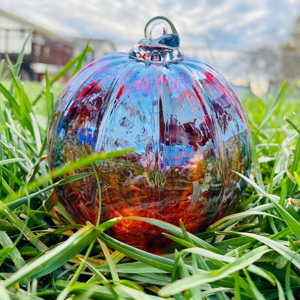 Blown Glass Ornament Etsy