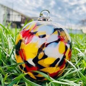 Hand Blown Glass: Maryland Ornament