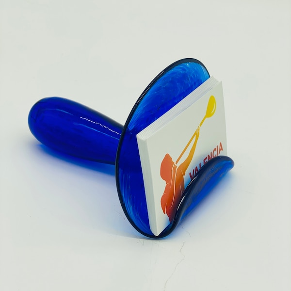 Blue Card Holder Etsy