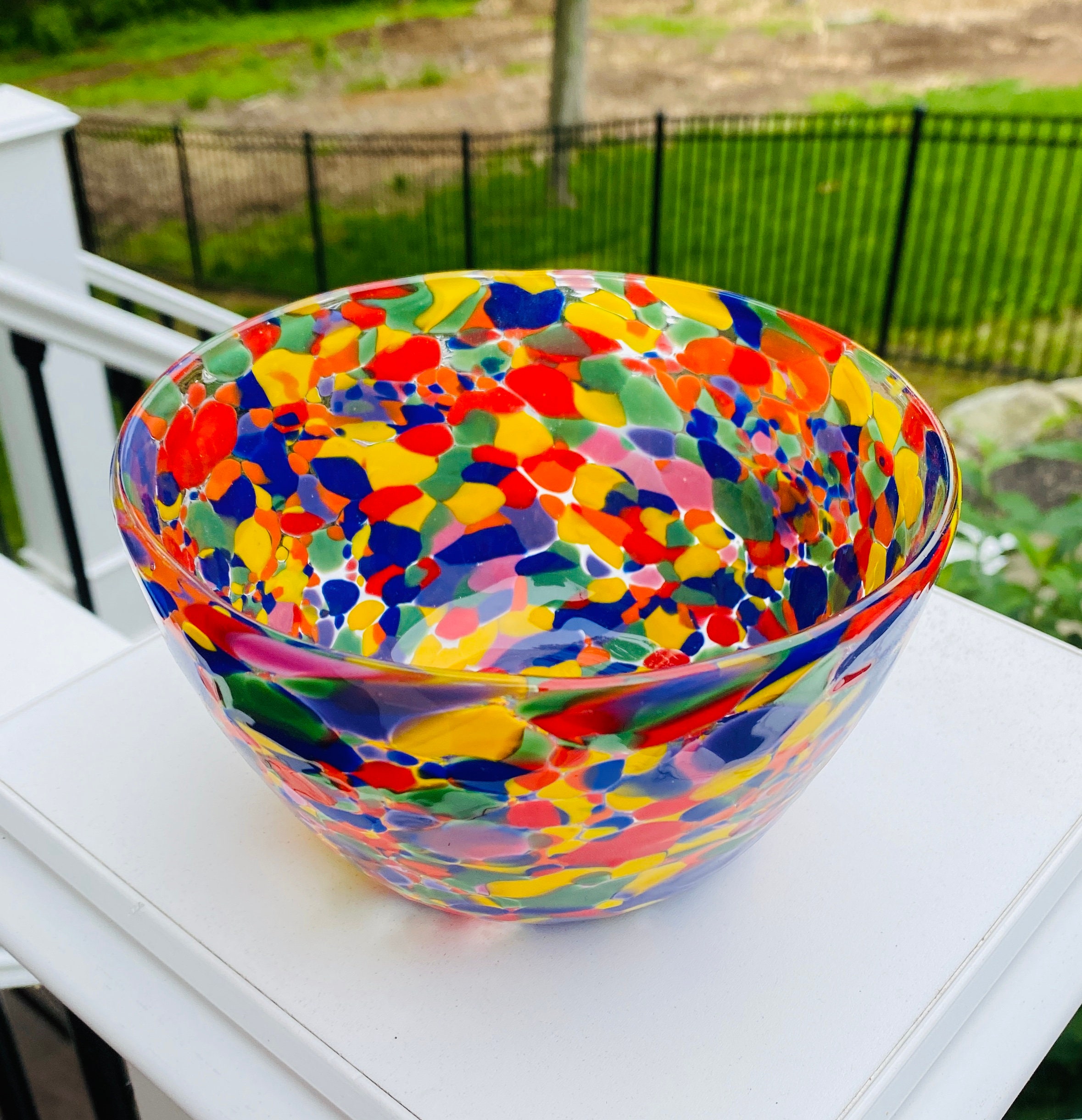 Hand Blown Glass Bowls at Jerry Davis blog