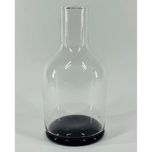 Hand Blown Glass: Purple Bottle