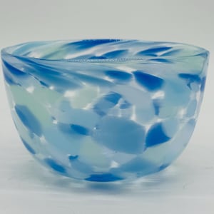 Mundgeblasenes Glas: Seeglas-Mix-Blasenschale