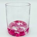 Hand Blown Glass: Pink Polka Dot Rocks Glass - Etsy