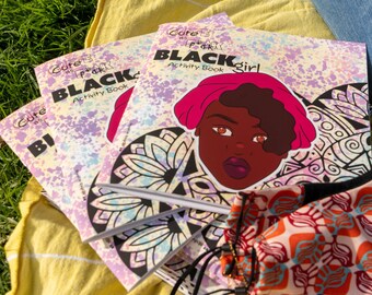 Cute AF Black Girl Activity book