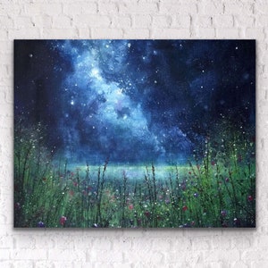 Canvas Art Print - Night Under The Stars - Choose Your Size - Fine Art By Jennifer Taylor - Hand Signed