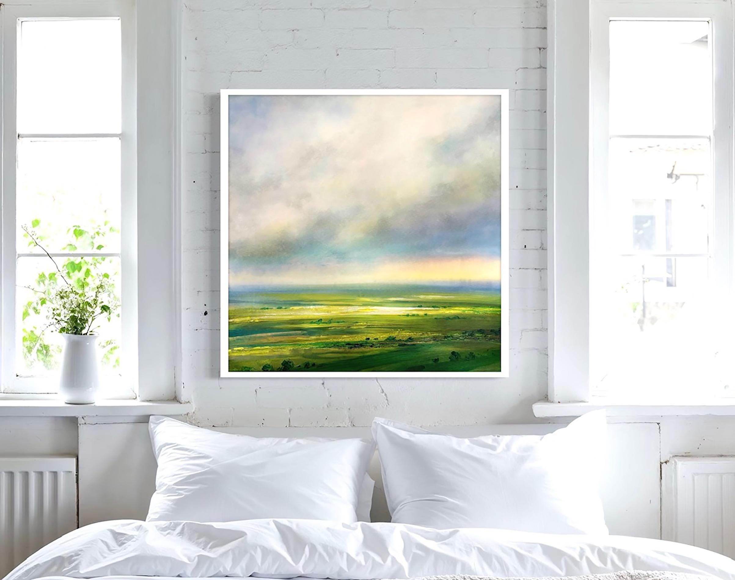 Original Framed Oil Painting - Unfolding Light - By Jennifer Taylor