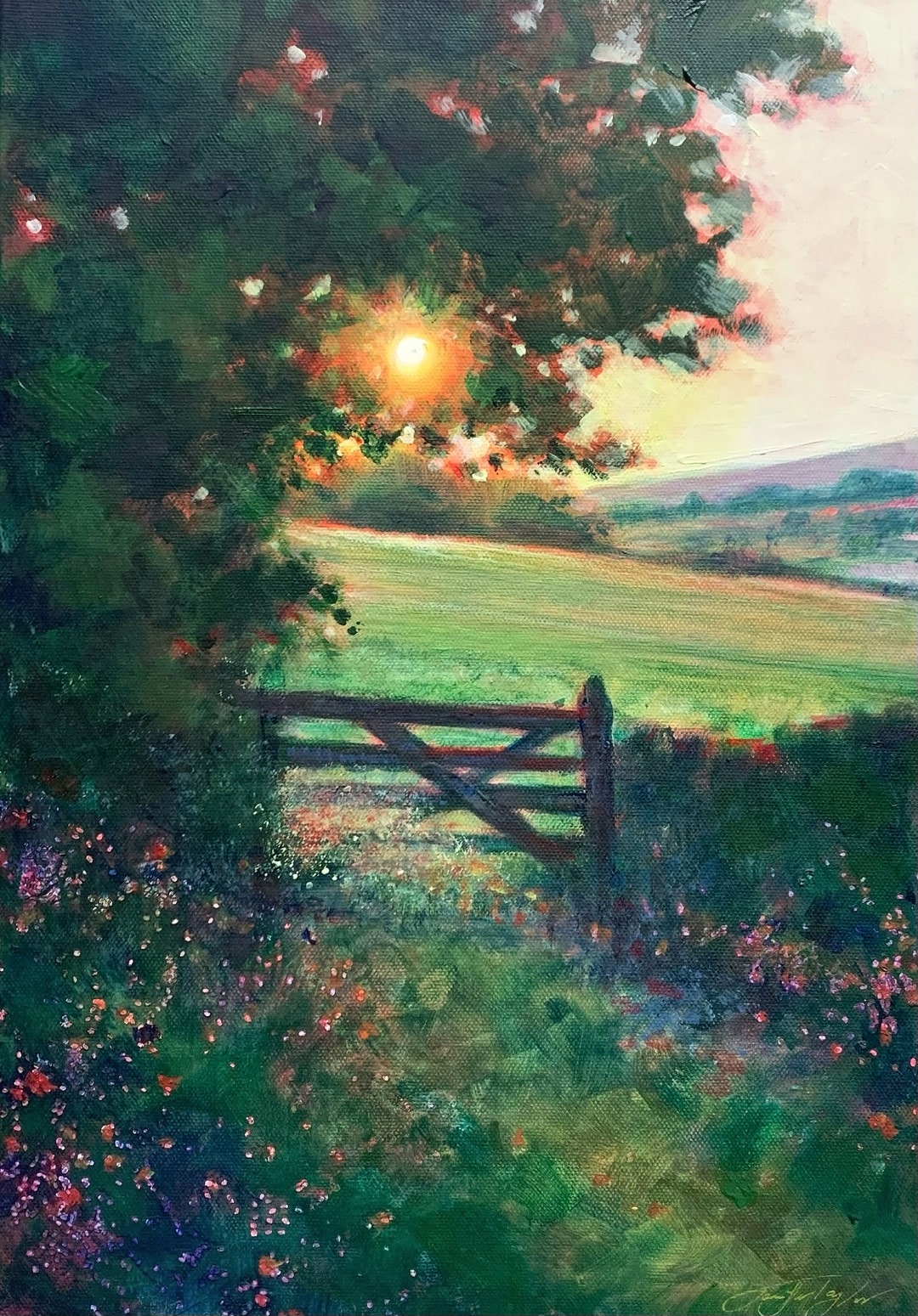 Canvas Art Print the Scenic Way Choose Your Size Fine Art by Jennifer