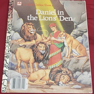 1987 Daniel in the Lion&#39;s Den Golden Book