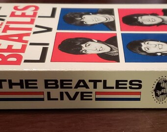The Beatles Live VHS - Etsy