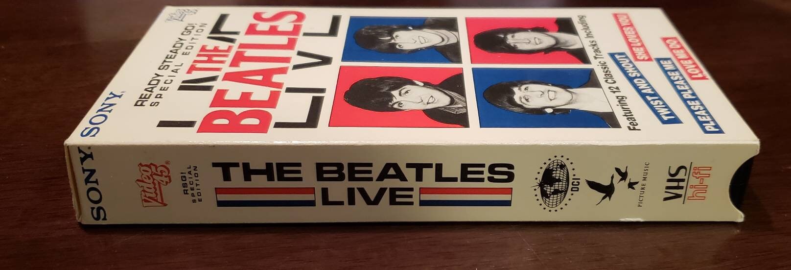 The Beatles Live VHS - Etsy