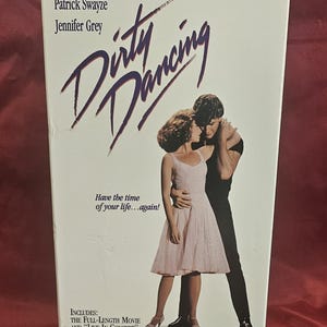 Dirty Dancing VHS 10th Anniversary-Collector&#39;s Twin Pack Full Movie & Live In Concert- Patrick Swayze Jennifer Grey