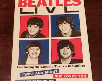 「THE BEATLES LIVE BEST」VHS The Beatles Live VHS Classic Rock SVS Video 45 Ready Steady