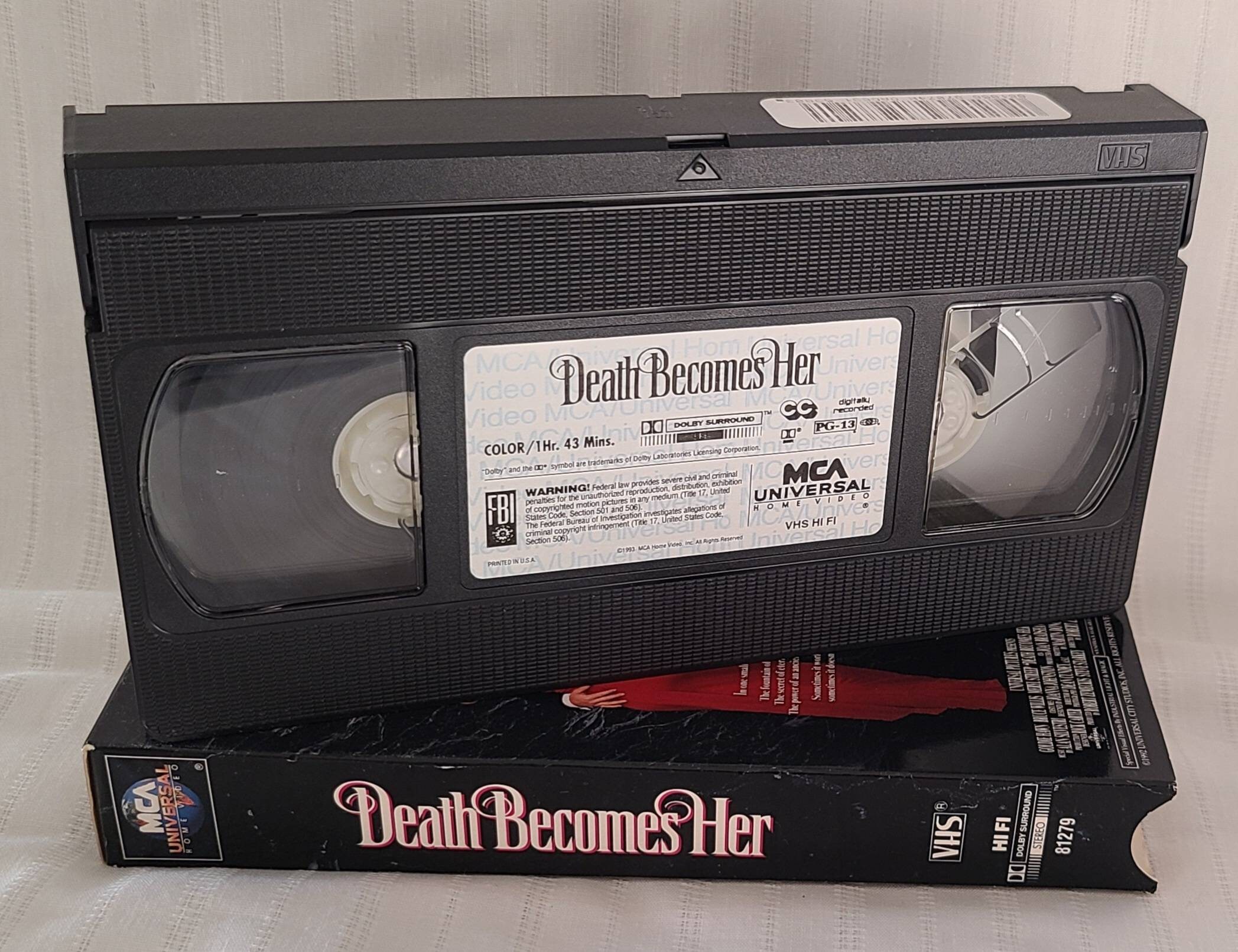 1992 La muerte se convierte en su VHS Etsy México