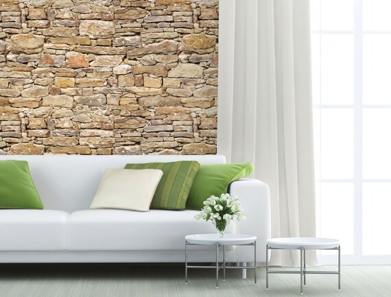 Dry Stone Wall Rustic Photo Wallpaper Wall Mural For Bedroom Decor Living Room Decor Office Or Dining Room Large Wall Mural Uk