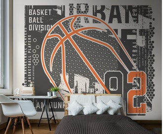 Modern Basketball Player Wall Mural