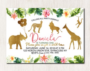 safari invitation etsy
