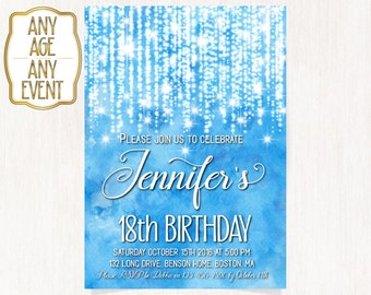 18th birthday invitation luxury invitation birthday party etsy
