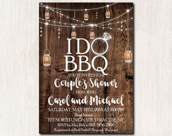 i do bbq invitation etsy