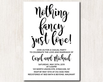 Casual Invitations Etsy